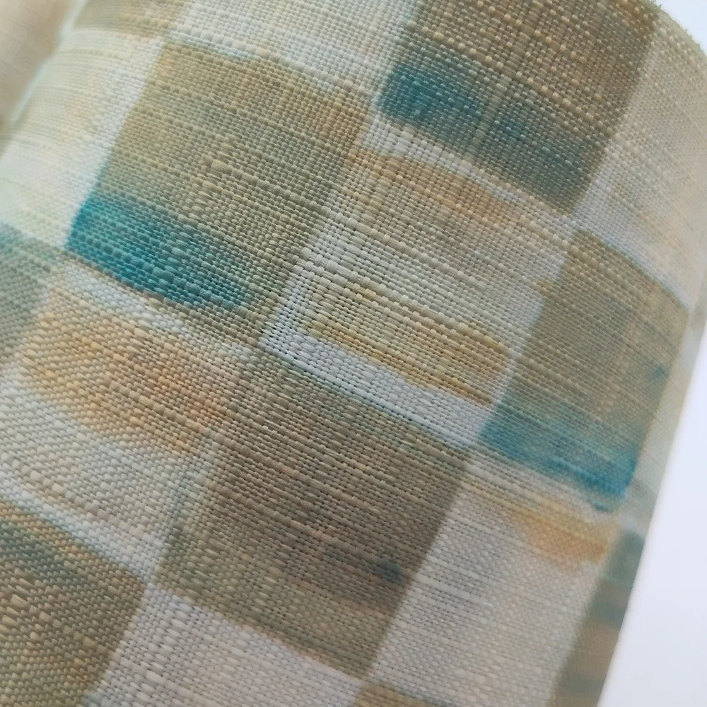 MACKENZIE-CHILDS 4" Parchment Check Ribbon Two (2) Yards Retired - Picture 2 of 4